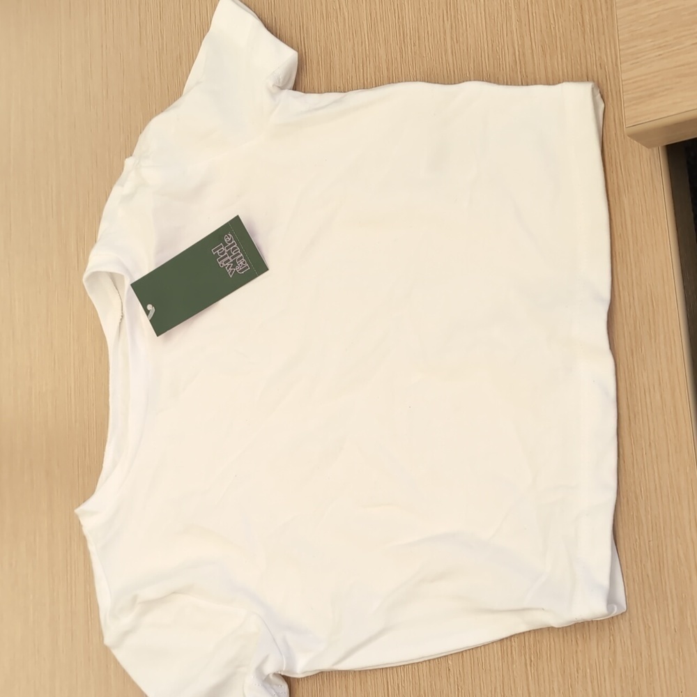 NWT White Crop Top